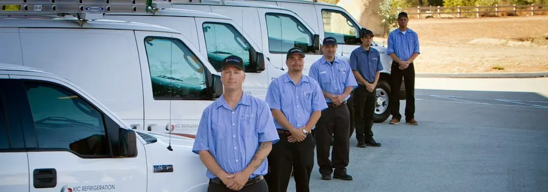 KIC Refrigeration crew ready for Mini Split Repair jobs across South Whittier